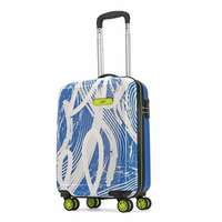 Skybags Stroke Cabin Abs Hardshell Luggage (55 Cm) Blue and White, Small