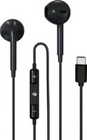 ZEBRONICS ZEB-BUDS 30C, Type-C With In-Line Mic, Rich 14.2mm drivers, Call, Volume Control Wired  (Black, In the Ear)