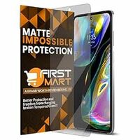 FIRST MART - A BRAND WORTH REMEMBERING Tempered Glass For Moto G82 5G (6.5 Inch) | Matte Impossible Flexible Fiber Full Flat Screen Coverage (Except Edges)