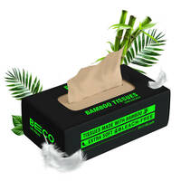 Beco Bamboo Natural Tissue Carbox 100 Pulls × 2(location specific)