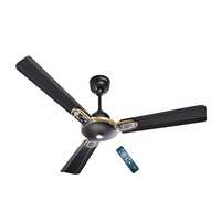 ACTIVA Energia Premium 1200mm Noiseless Ceiling Fan, 3 Blade, 380 RPM BLDC 28W Motor, 5 Star Rated, Energy Saving, Remote Control,Reversible Mode & Timer,5 Years Warranty (Marble Black)