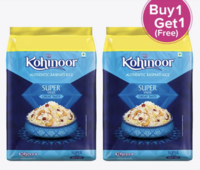 Kohinoor Super Value Basmati Rice 1.25 kg x 2 (Location Specific)