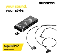 Dubstep squad m7  with x-bass technology  10mm dynamic drivers earphones with mic [location specific]