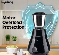 "Lifelong LLMG202 Mixer Grinder With 2 Jars, 500W, Stainless Blade (Black)"

