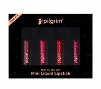 Swiggy Instamart - Pilgrim Bold Mistress Matte Mini Liquid Lipstick (pack of 4) At Flat 75 % discount