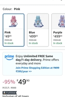 Veejet joyland 600ml Kids Sipper Water Bottle with Anti-Leak Cartoon Spacer | Spill-Proof, Durable for School,Travel, and Everyday Use with straw Drinking bottle | Gift for Birthday | Color : (Pink)