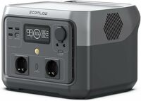 EF ECOFLOW Portable Power Station RIVER 2 Max, 512Wh LiFePO4 Battery, 10 Year Life, 0% - 100% Charge in 60 mins, Power 11 Appliances at once, EU Version, For Outdoor Use & Home Backup