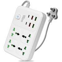 Gizga Essentials Power Extension Board – 4 Sockets, 6 USB/Type-C, Surge Protector At Just Rs.1249
