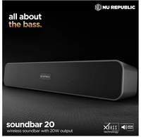 Nu Republic Soundbar 20W(Zepto)