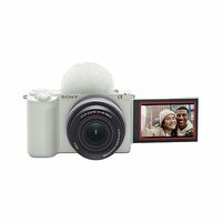 Sony Alpha ZV-E10M2K 26 MP Interchangeable Lens Mirrorless Vlog Camera for Creators (16-50mm Power Zoom Lens) | APS-C Sensor | 4K 60p with 10bit 4:2:2 Recording - (White)