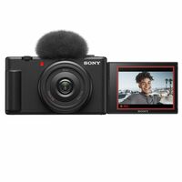 Sony Digital Camera ZV-1F for Content Creators with Ultra-Wide 20mm Prime Lens