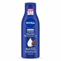 NIVEA Cocoa Nourish 200ml Body Lotion with Deep Moisture Serum| 48 H Moisturization | With Cocoa Butter & Coconut Oil | Non Greasy & Healthy Looking Skin |For Very Dry Skin
