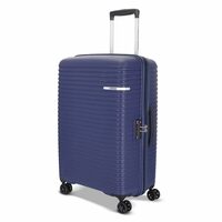 American Tourister Liftoff+ with TSA Lock & 8 Wheel, 79 CM Large Hard PP Check-in Suitcase for Travel/Trolley Bag for Travel/Travel Bag with Double Wheel for Women & Men - Midnight Blue