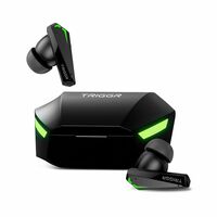TRIGGR Kraken X2 Gaming Earbuds | TWS, Low Latency, ENC 4 Mics, 40H Playtime, IPX4, Black