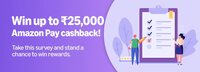 Take this survey and chance to win up to rs 25000 (spin and win)