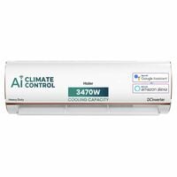 Haier 1 Ton 4 Star AI Climate Control Smart Split AC (3470W, Triple Inverter, Copper, Wi-Fi