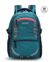 Provogue Unisex Sea Green & Black Backpack with Rain Cover 31L