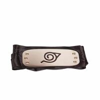 Naru-To Leaf Village Headband – Premium Cosplay Accessory with Sturdy Metal Plate & Soft Adjustable Band | Unique Anime Gift for Boys, Girls, Teens, Couples & Collectors