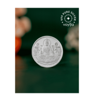 Voylla 999 Pure Silver Lakshmi ji 5 Grams Coin