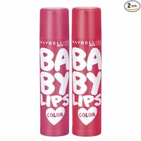 Maybelline New York Lip Balm, With SPF, Moisturises and Protects from the Sun, Baby Lips Cherry Crush & Baby Lips Berry Crush, Red (Pack of 2), 8g