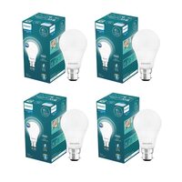 Philips Motion Sensor B22 LED Bulb | Motion Sensor Light for Home | Motion Sensor LED Bulb | Crystal White, Pack of 4 (929003546413pk4)