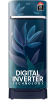 [Apply ₹750 coupon + HDFC CC 1250 OFF] Samsung 215 L, 5 Star, Digital Inverter, Direct-Cool Single Door Refrigerator (RR23D2H359U/HL, Paradise Bloom Blue, Base Stand Drawer) Rs. 17990