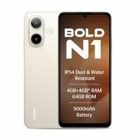 Lava Bold N1 with Fingerprint Reader | Charger & cover in Box (additional credit card offers )