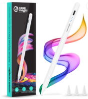 Case-Magic iPad Pencil Active Stylus Pen , Palm Rejection, for iPad 2018-2024, Pro, & more. Stylus (White) At Just Rs.799
