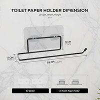 Towel Holder in Bathroom – Wall Mounted Toilet Paper Roll Holder