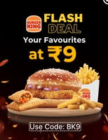 Digihaat X Burger King Burgers at 9 rupees