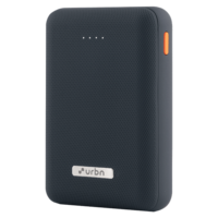 urbn 10000 mAh 12W Fast Charging Power Bank (1 Micro USB Type B, 1 Type C & 2 Type A Ports, Ultra Compact Casing, LED Charging Indicator, Blue)