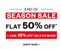 Pepe Jeans End Of Season Sale - Flat 50% Off + 10% Off on 2 or More