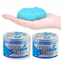 Arto Multipurpose Re-Usable Slime Gel Putty for Dirt, dust Cleaning for Home Windows, Gaps, car Interior, pc,Laptop,Keyboards,Mobile Phones, Earphones and Gadgets (Multicolor) (Pack of 2)