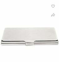 Veluce Unisex Steel ATM/Visiting/credit Card Holder, Business Card Case Holder