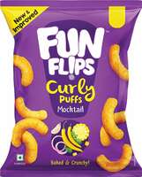 Fun Flips Mocktail Curly Puffcorn 16gm (Flipkart Minutes)