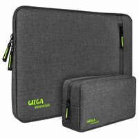 Gizga Essentials 13.3" Slim Laptop Sleeve with Pouch & Front Pocket – Grey At Just Rs.329