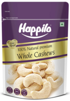 Minutes Happilo 100% Natural Premium Whole Cashews 450g