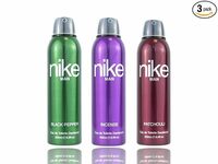 Nike Black Pepper + Incense + Patchouli Fresh Spray Deodorant for Men - Long-Lasting, Fresh Scent 