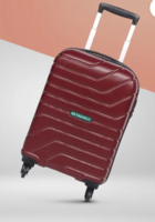 METRONAUT  Small Cabin Suitcase (55 cm) 4 Wheels - BENT - Red
