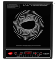 Pigeon 1800 W Induction Cooktop Push Button  (Black, Favourite)
