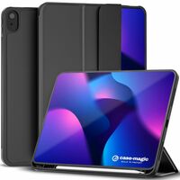 Case-Magic Smart Folio Case for iPad Air 11″ (M3/M2) & 10.9″ – Trifold Stand, Pencil Holder (Black) At Just Rs.849