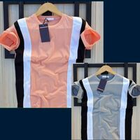 Printed Men Pink, Grey T-Shirt (Pack of 2)