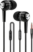Microflash Clear Hi-Fi Sound, Headphones Wired  (Black, In the Ear)