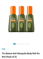 Tru Nature Anti-Mosquito Body Roll-On 8ml (Pack of 3)