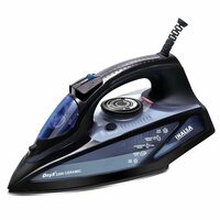 INALSA Steam Iron 2400 Watt|Quick Heat Up with up to 30g/min steam|100 gm/min Steam Boost