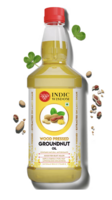 Instamart INDICWISDOM Wood Cold Pressed Groundnut Oil 1L [location specific]