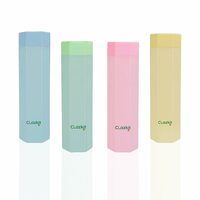 Clazkit Plastic Hexagon Shaped Water Bottle| Office Bottle | Gym Home Kitchen Travel Hiking Treking Set Of 4 1 Litre, Multicolor