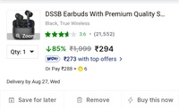 DSSB Earbuds With Premium Quality
