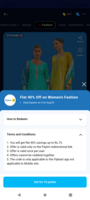Get ₹75  off on women clothing flipkart