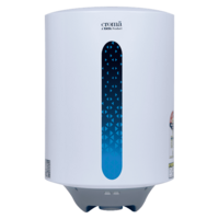 Croma 25 Litre 5 Star Vertical Storage Geyser with Temperature Control Knob (2025 model, White)